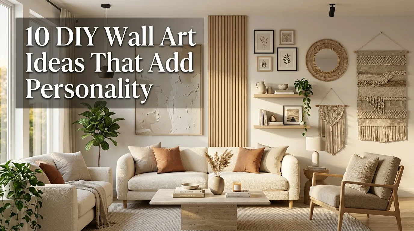 10 DIY Wall Art Ideas That Add Personality