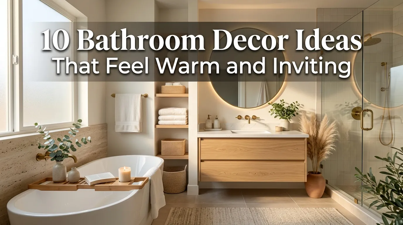 10 Bathroom Decor Ideas That Feel Warm and Inviting