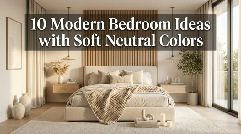 10 Modern Bedroom Ideas with Soft Neutral Colors