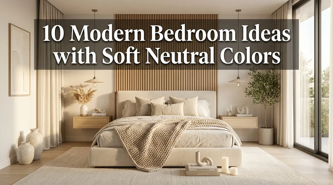 10 Modern Bedroom Ideas with Soft Neutral Colors