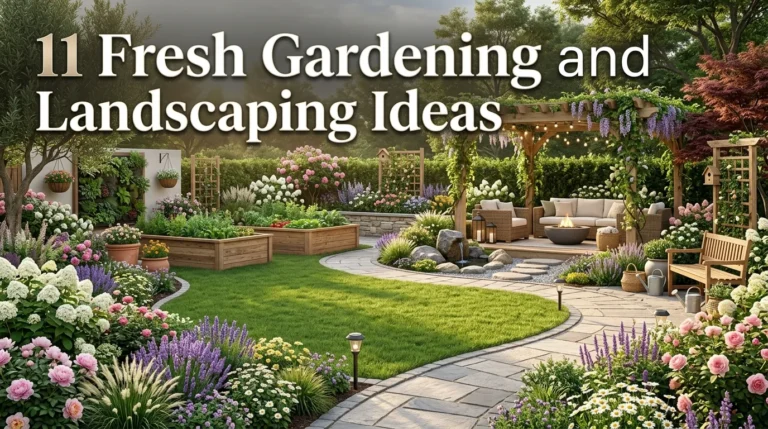 11 Fresh Gardening and Landscaping Ideas