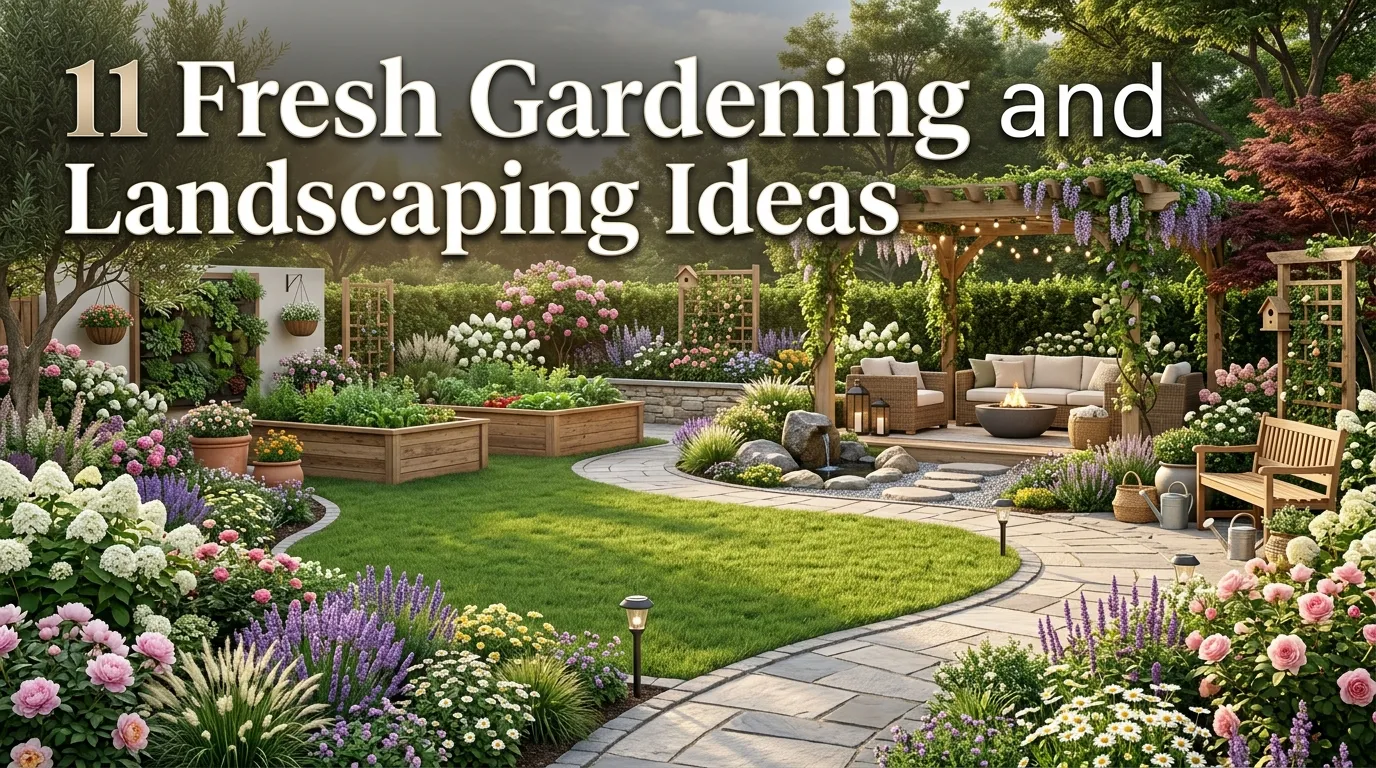11 Fresh Gardening and Landscaping Ideas