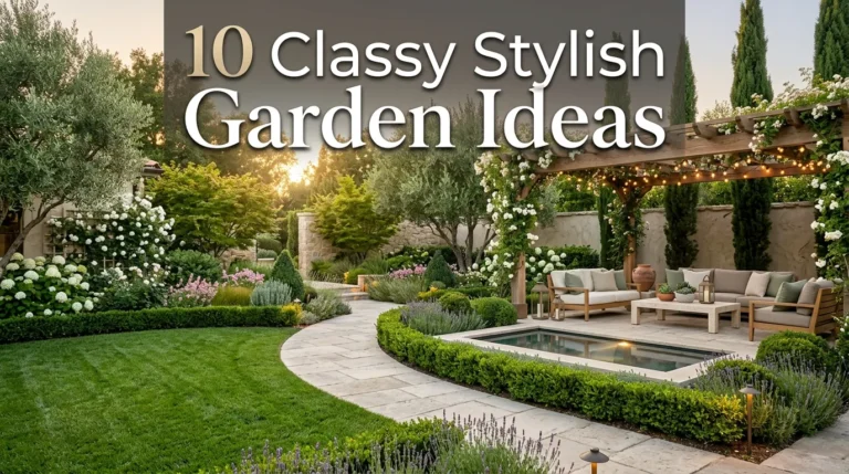 10 Classy Stylish Garden Ideas