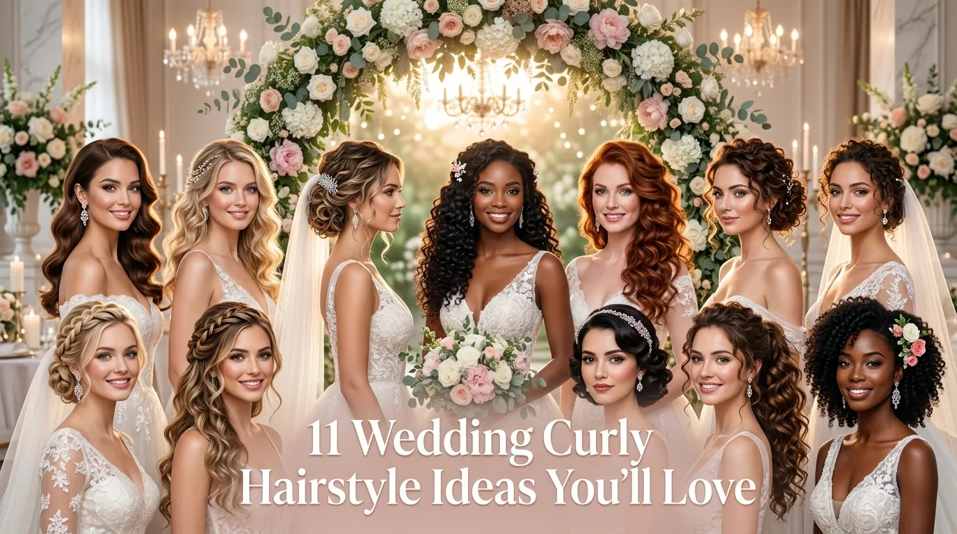 11 Wedding Curly Hairstyle Ideas You'll Love