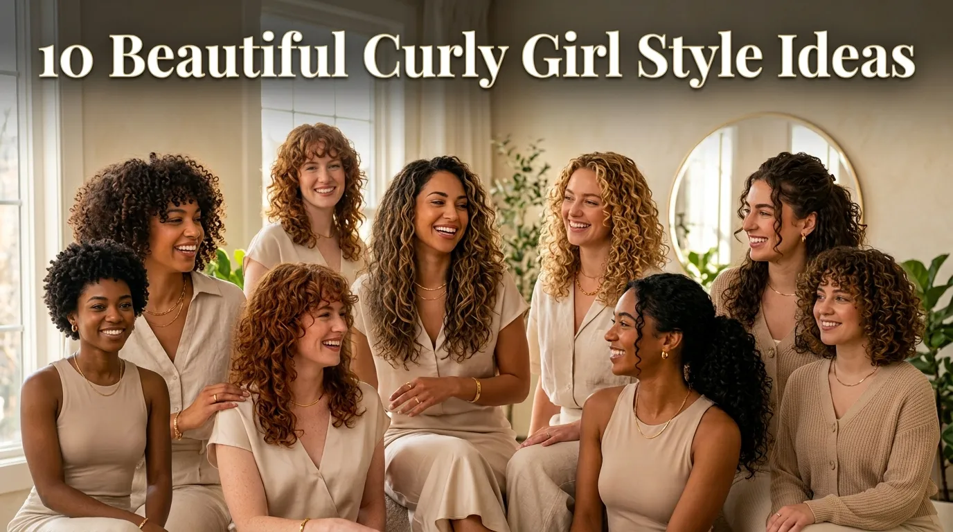 10 Beautiful Curly Girl Style Ideas