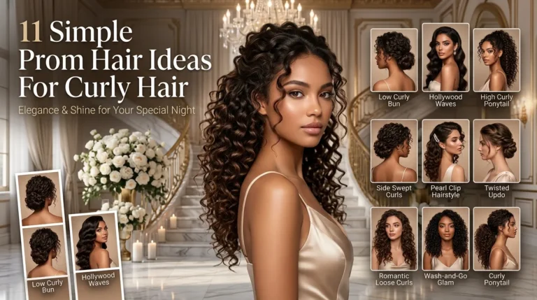11 Simple Prom Hair Ideas For Curly Hair