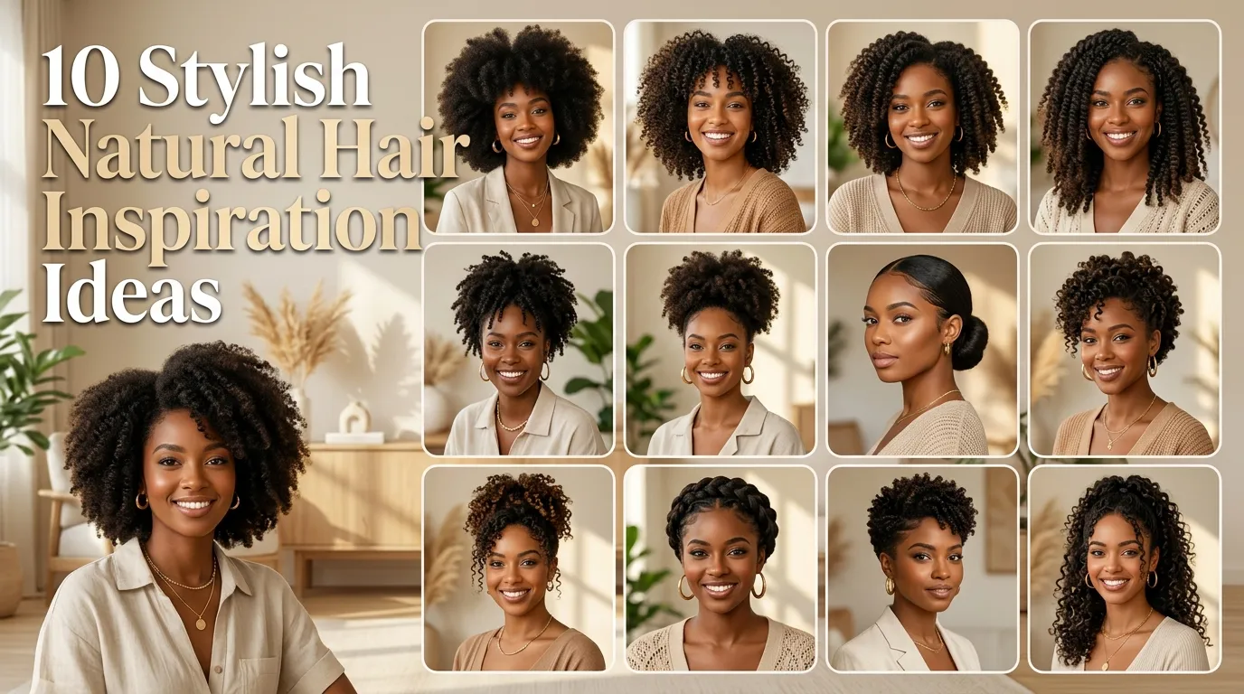 10 Stylish Natural Hair Inspiration Ideas