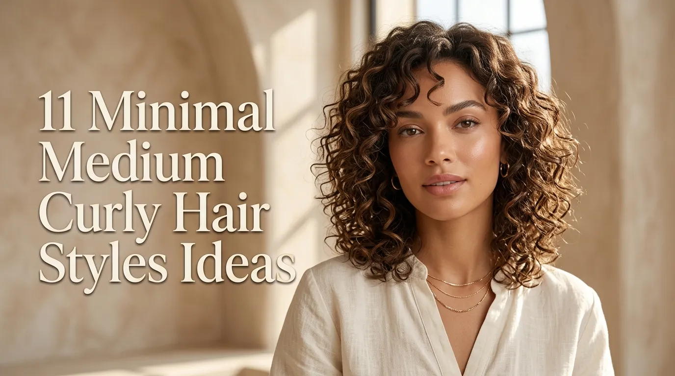 11 Minimal Medium Curly Hair Styles Ideas