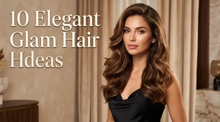 10 Elegant Glam Hair Ideas