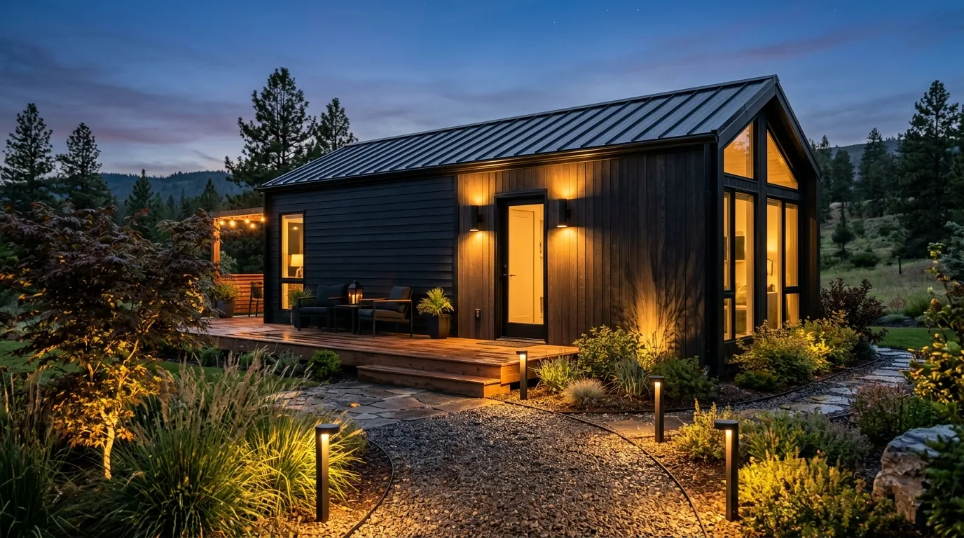 10 Black Mobile Home Exterior Ideas for a Clean Modern Design