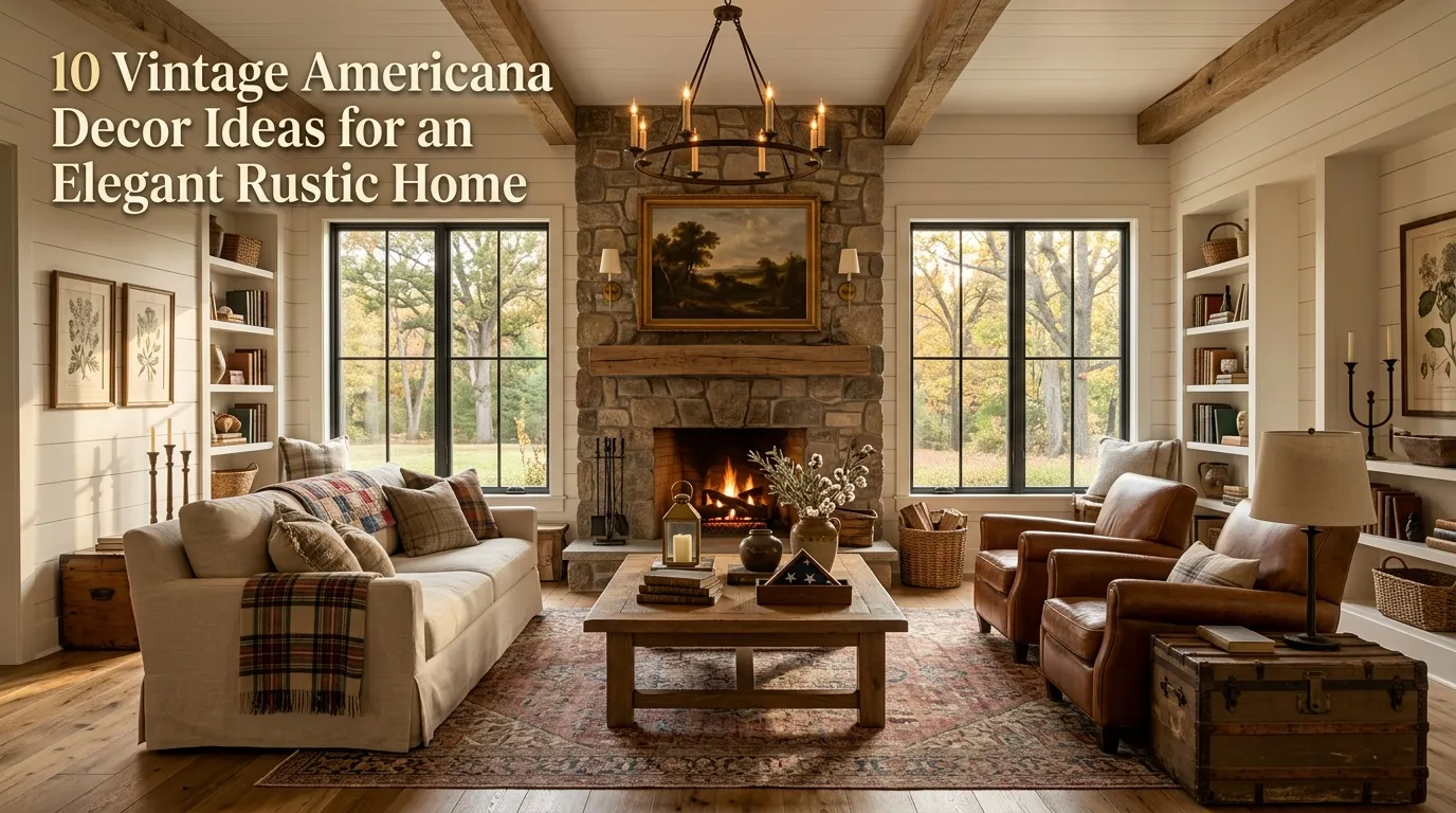 10 Vintage Americana Decor Ideas for an Elegant Rustic Home