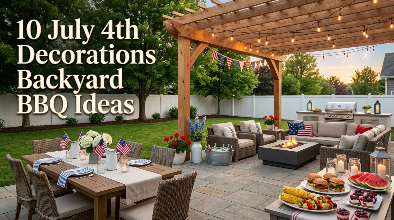 10 July 4th Decorations Backyard BBQ Ideas