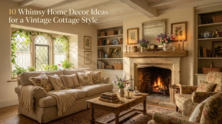 10 Whimsy Home Decor Ideas for a Vintage Cottage Style