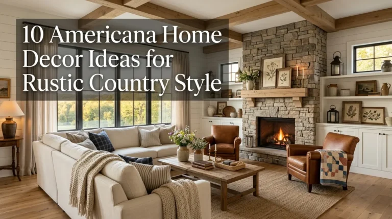 10 Americana Home Decor Ideas for Rustic Country Style