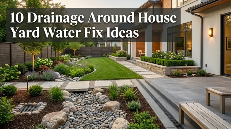 10 Drainage Around House Yard Water Fix Ideas
