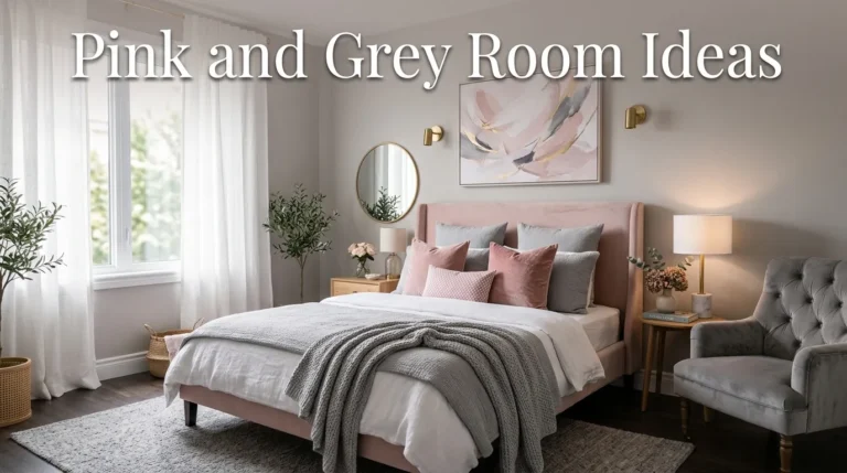 10 Pink and Grey Room Ideas