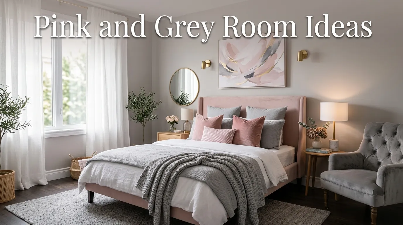10 Pink and Grey Room Ideas