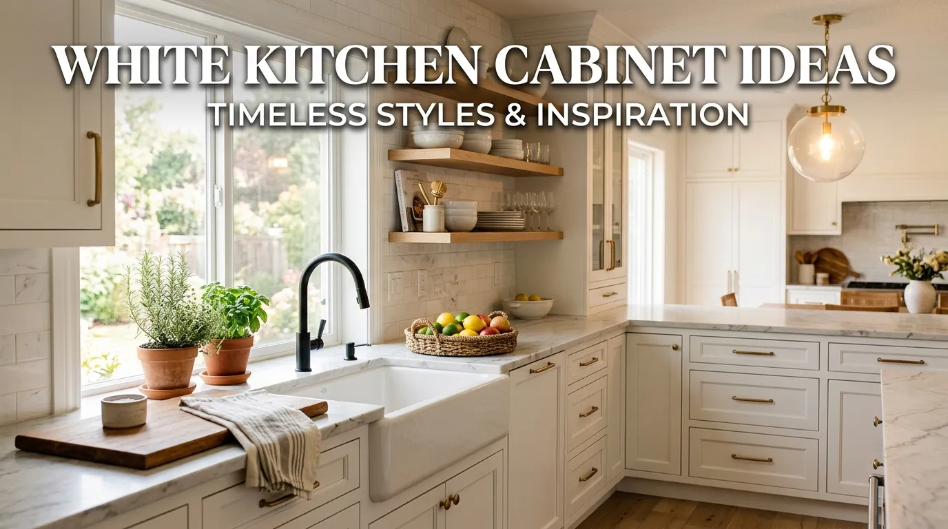10 White Kitchen Cabinet Ideas