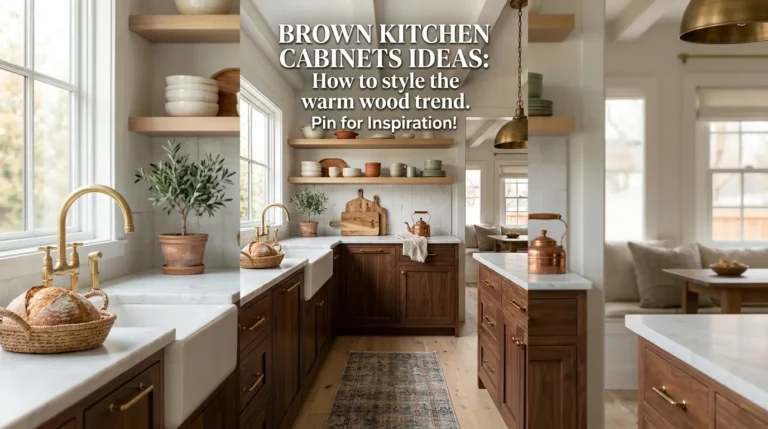11 Brown Kitchen Cabinets Ideas