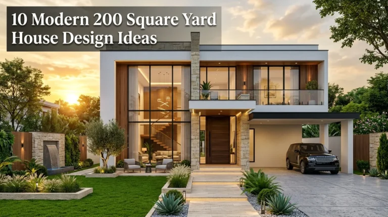 10 Modern 200 Square Yard House Design Ideas