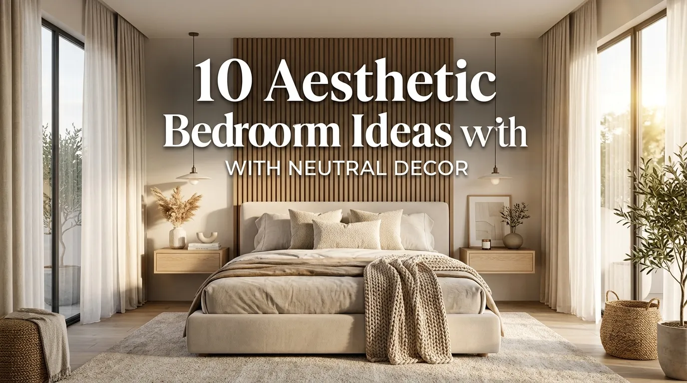 10 Aesthetic Bedroom Ideas with Neutral Decor