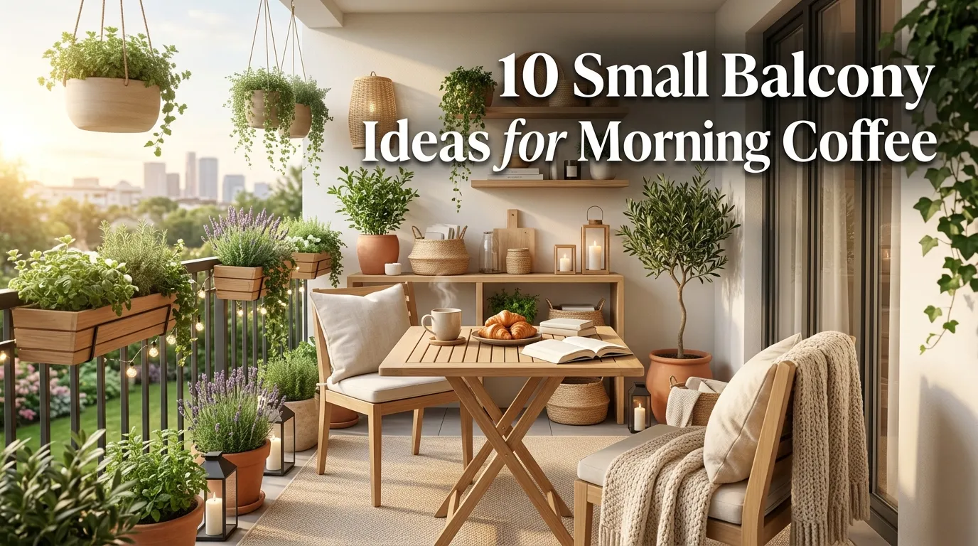 10 Small Balcony Ideas for Morning Coffee