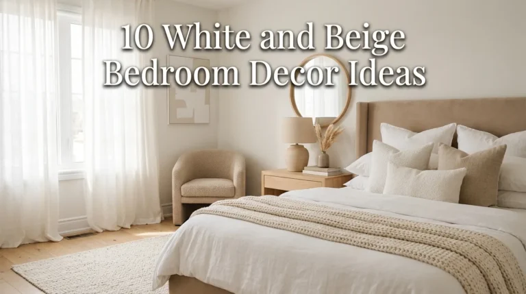 10 White and Beige Bedroom Decor Ideas