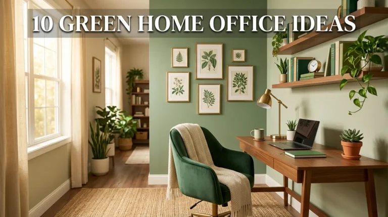 10 Green Home Office Ideas