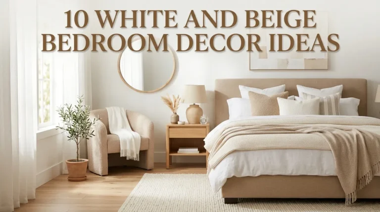 10 White and Beige Bedroom Decor Ideas