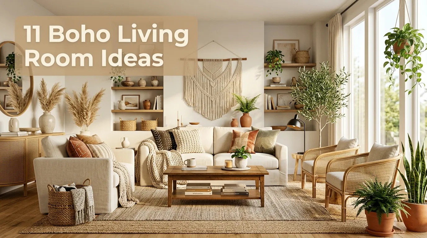 11 Boho Living Room Ideas