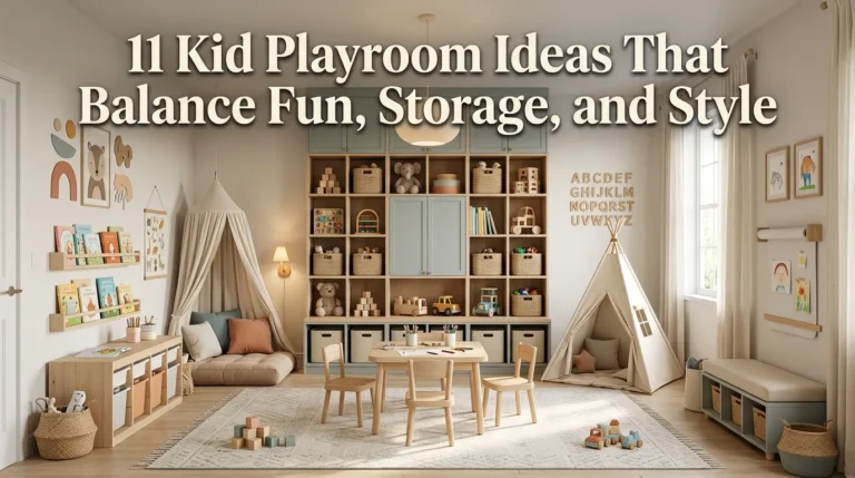 11 Kid Playroom Ideas That Balance Fun, Storage, and Style