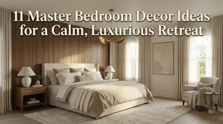 11 Master Bedroom Decor Ideas for a Calm, Luxurious Retreat