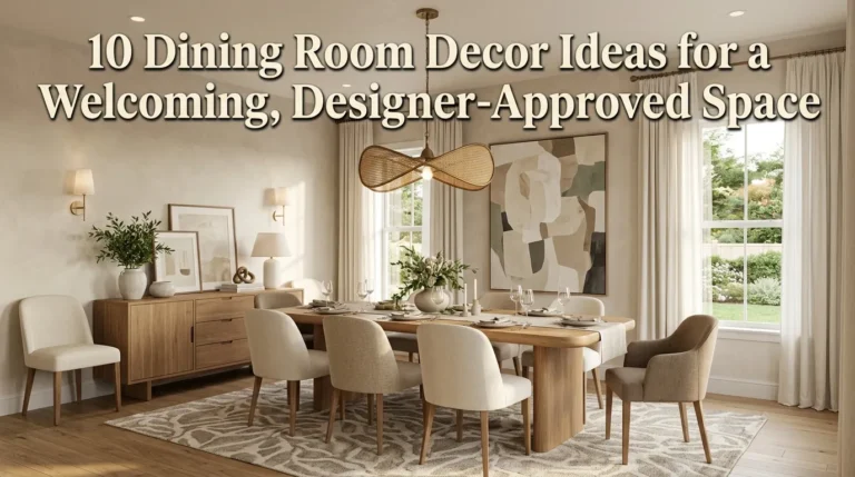 10 Dining Room Decor Ideas for a Welcoming, Designer-Approved Space