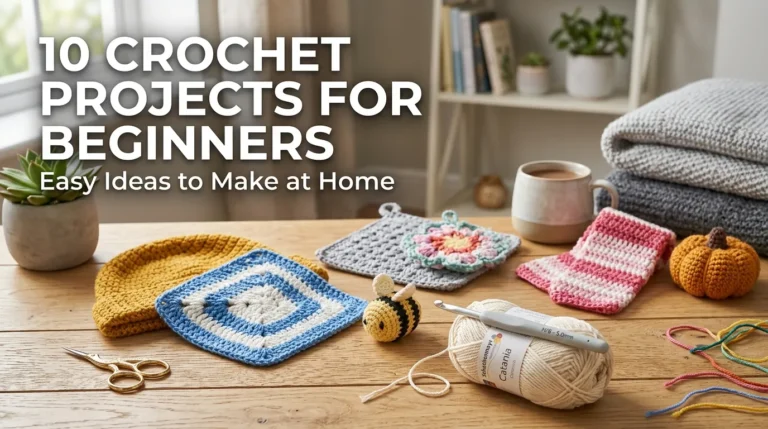 10 Crochet Projects for Beginners Easy Ideas to Make at Home