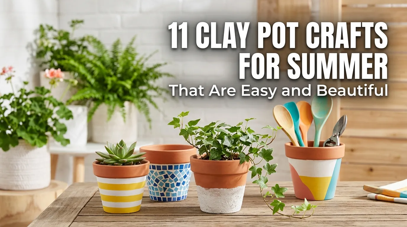 11 Clay Pot Crafts for Summer That Are Easy and Beautiful