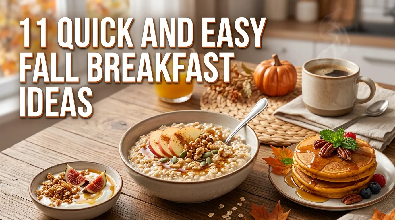 11 Quick and Easy Fall Breakfast Ideas