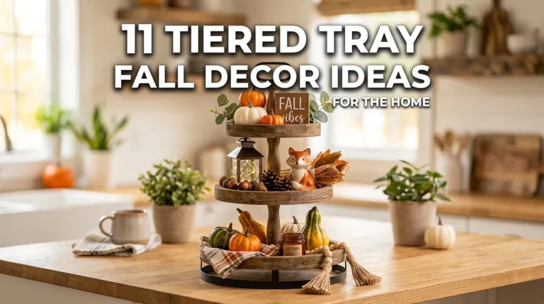 11 Tiered Tray Fall Decor Ideas for the Home