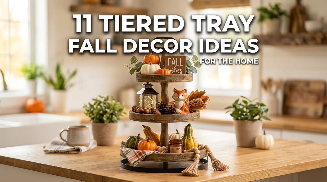 11 Tiered Tray Fall Decor Ideas for the Home